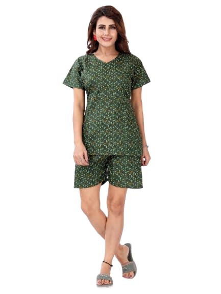 Casual Shorts Night Suit Set for Women – Comfortable Nightwear-image-5