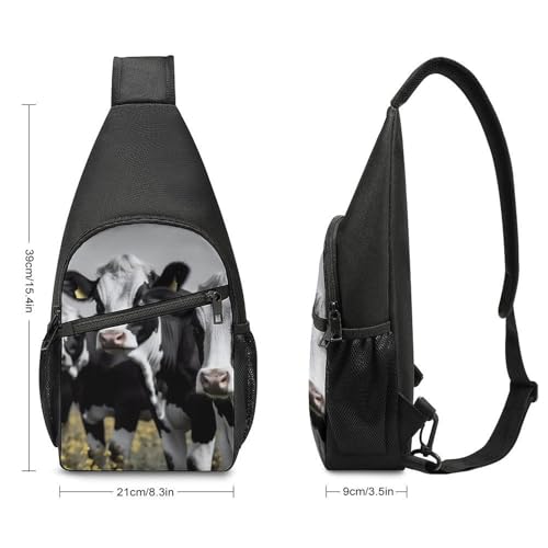 Mochila tipo sling blanca para deporte y día a día miniatura 2