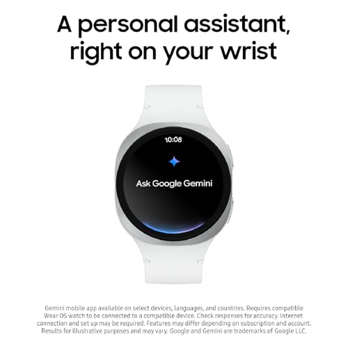 Image of Samsung Galaxy Watch 8 44mm LTE Smartwatch + $100 Gift Card, Cushion Design, Fitness Tracker, Sleep Coaching, Running Coach, Energy Score, Silver [US Version, 2 Yr Warranty]