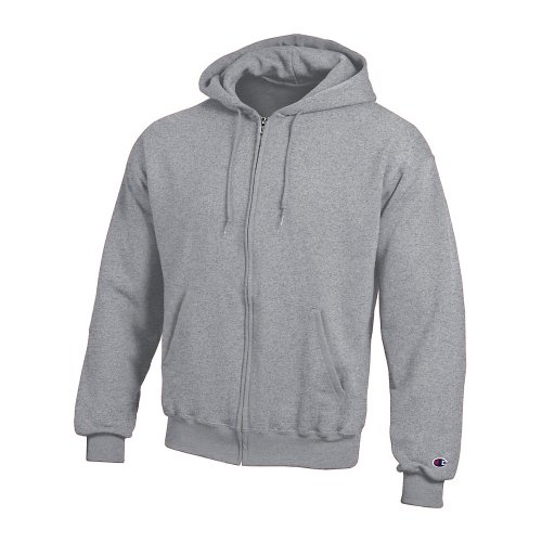 Champion Mens Double Dry Action Fleece Full Zip Hood