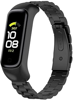 Pulseira De Aço Inoxidável marca 123smart compativel com Galaxy Fit 2 R220 Fit2 SM-R220