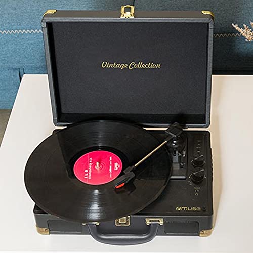 Platine Vinyle – Muse MT-103GD – stéréo Vintage Collection 33/45/78 Tours avec Enceintes intégrées – USB/SD/AUX… - Les Beatles, Paul McCartney, John Lennon, RIngo Starr, George Harrison Platine Vinyle - Muse MT-103GD - stéréo Vintage Collection 33/45/78 Tours avec Enceintes intégrées - USB/SD/AUX… – Image 3
