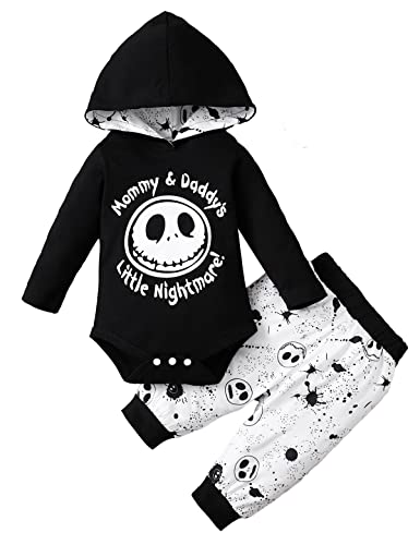 Image of BIRTHDAY SHARK Baby Boy Christmas Outfit Boy 1st Halloween Outfit Baby Nightmare Before Christmas Clothes