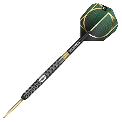 Target Darts Cult 03 90% Tungsten Swiss Point Steel Tip Darts Set, 22G, Black, Green and Gold - Image 4