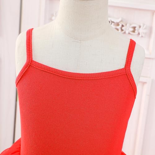 Magic Park 2-6Y Baby Toddler Girl Tulle Dress Sleeveless Tutu Dresses for Girls Birthday Party Clothes Holiday Outfits3