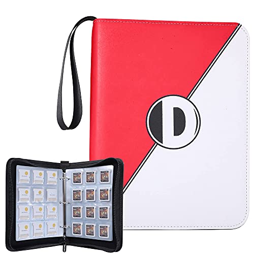 3DS Game Case with 120 Cartridge Holders, Storage Holder Binder for Nintendo 3DS, 2DS, DS Games ( Red )