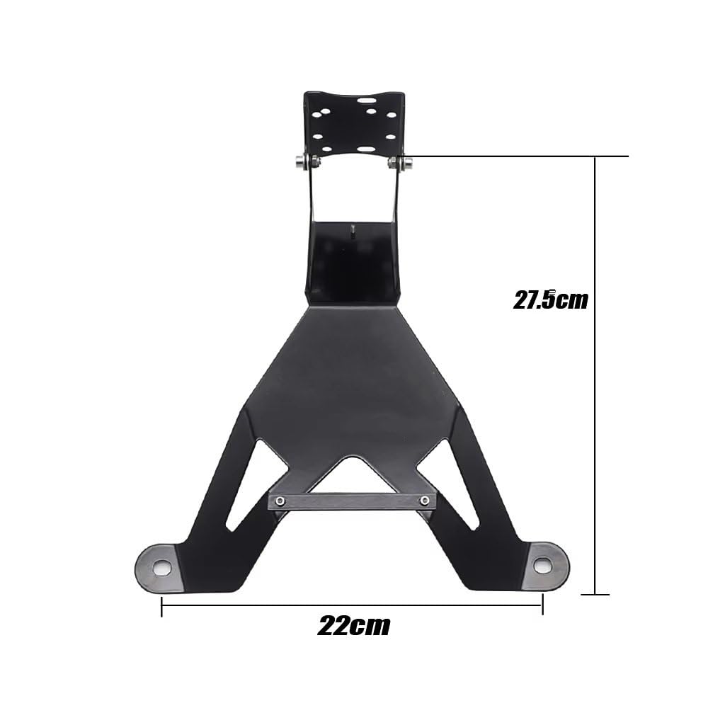 Porta smartphone moto Supporto Telefono Moto Per KYMCO Per AK 550 Per AK550 Staffa Piastra Navigazione GPS Smartphone(Black2)