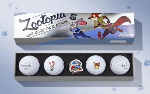 Volvik�S���t�{�[�� 2025���f�� ZOOTOPIA 4BALL PACK AXIA ���K�i