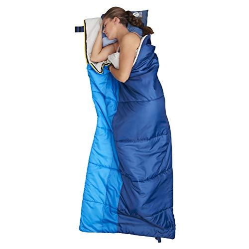 Sierra Designs Bolsa de Dormir Sintética Ligera Rectangular para Adultos, 45 Grados, Uso para Camping en Clima Cálido miniatura 2