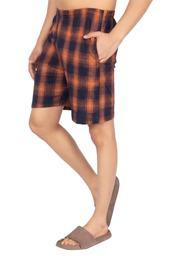 Image of Summer Wear /Causal Shorts /Cotton Checkered Print /Pockets /Shorts for Men's