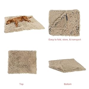 Best-Friends-by-Sheri-Calming-Shag-Fur-Pet-Throw-Blanket-Taupe-30x40 - Cucciolini Doodles   Best-Friends-by-Sheri-Calming-Shag-Fur-Pet-Throw-Blanket-Taupe-30x40