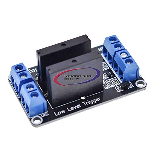 5V 12V 24V Dual Channel Solid State Relay 2 Channel Relay 2-Way Relay Module 240V 2A 2CH Low Level (12V)