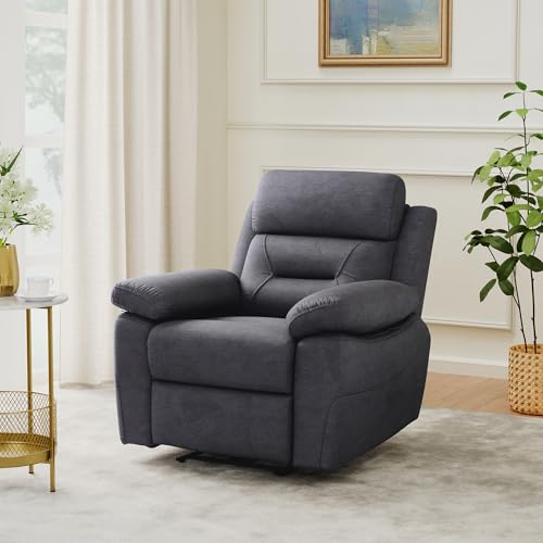 Amazon Brand - Solimo Garcin Motorized 1 Seater Fabric Recliner (...