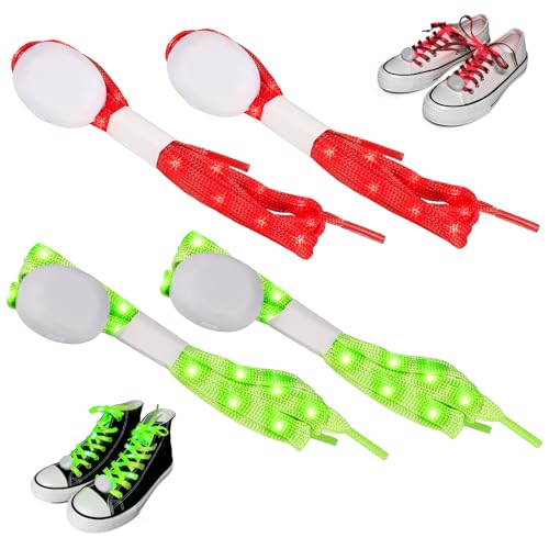 CPROSP 2 pares Cordones Zapatillas Luminosos LED 120cm, Cordones
