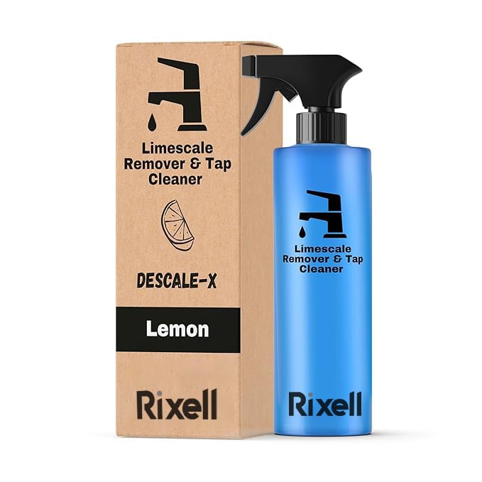 Image of Kitchen and Limescale Cleaner Combo Pack, Foaming Solution with Orange and Lemon Fragrance for Bathroom, Kitchen Fixtures, Stove, Tiles, 500ml x 2 Bottles
