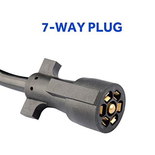 7 Way 6 Feet Trailer Extension Cord, 7 Way Trailer Plug