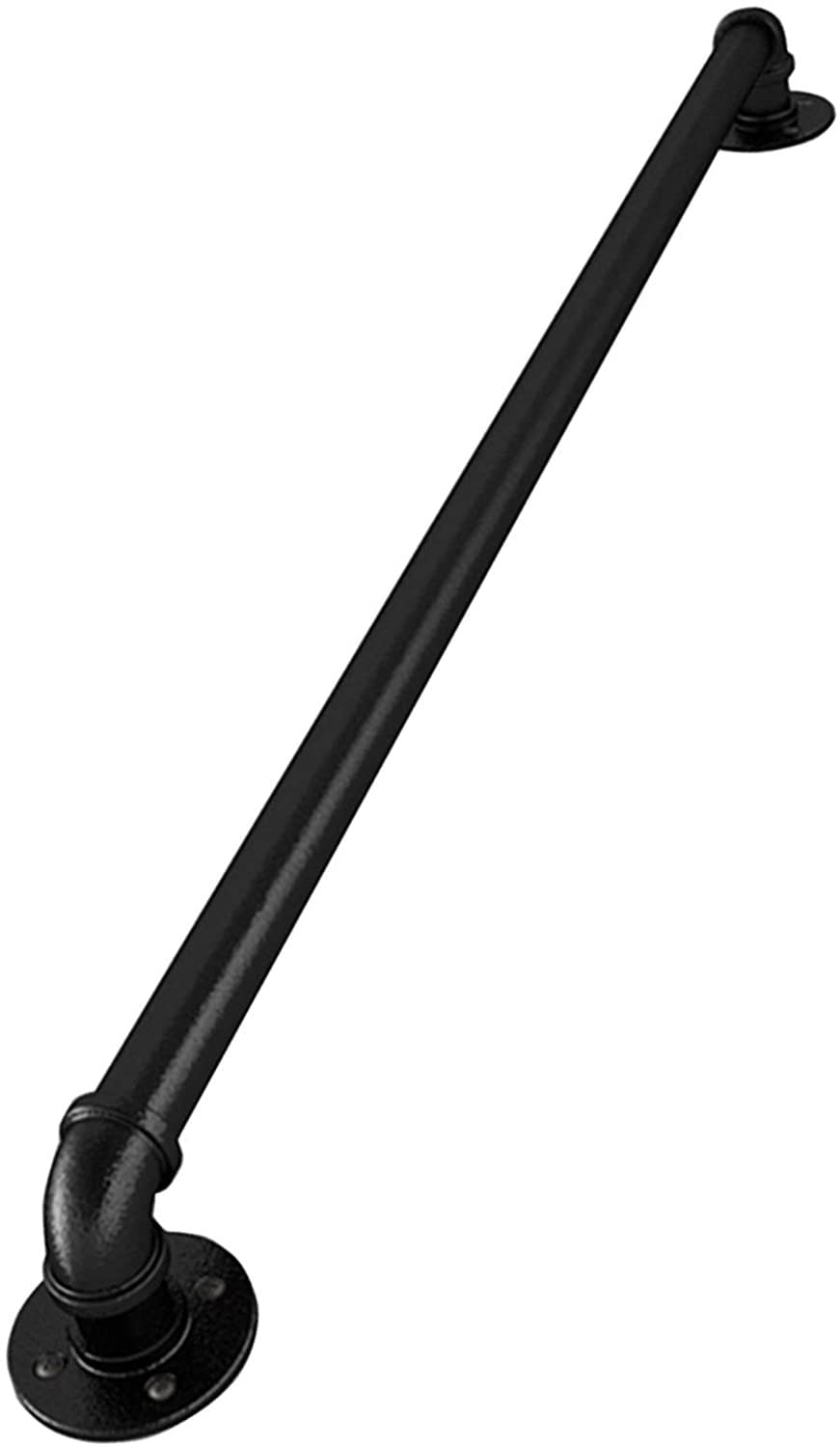 Handrails for Stairs Safety Stair Handrail ， Wrought Iron Grab Rail Safety Hand Rail Support Kit with Wall Holders and Metal Screws ，Staircase Railing Anti-Slip Grip(540cm)
