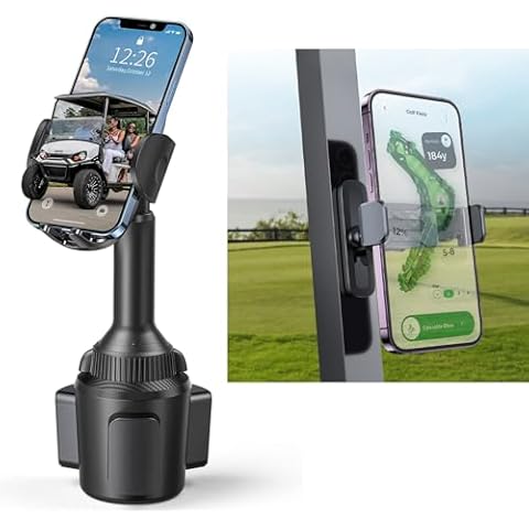 ICARMOUNT Golf Cart Phone Holder, 2 Mounting Styles Cover