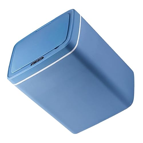 DOITOOL Botes de basura automáticos sin contacto con tapa, sensor de movimiento, cubo de basura de plástico para dormitorio, baño, cocina, oficina,