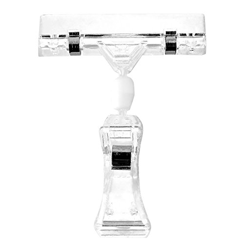 ポップクリップ POP クリップ 滑り止め付き ディスプレイ 広告 値札 クリップホルダー サインホルダー