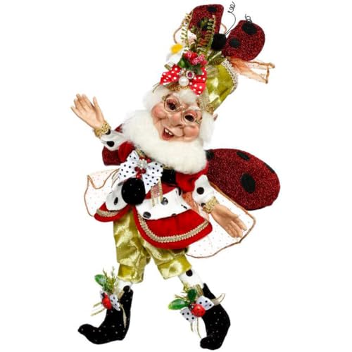 Lady Bug Elfe Mark Roberts cadeau de collection merveilleux hauteur 34,8 cm