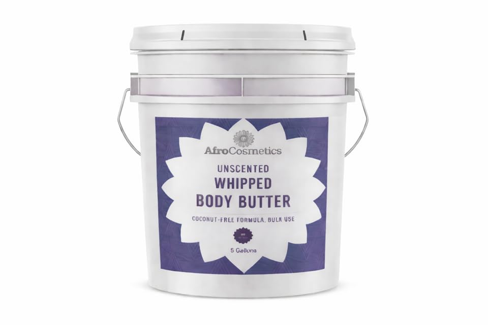 Unscented Whipped Body Butter Base Ideal for the Skin and Hair 5 Gallon Bucket