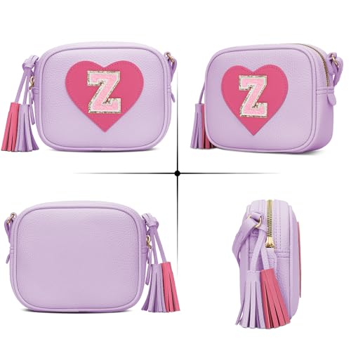 Image of KKXIU Birthday Gifts for Girls Initial Toddler Purse Cute Kids Crossbody Bag