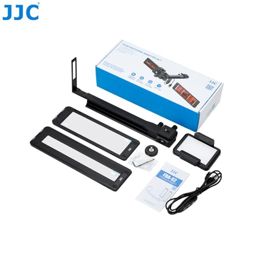 JJC Adaptador digitalizador de película de 35 mm y 120, escáner Negativo de película con luz Trasera LED, Soporte de película de 135 (35 mm) y 120 Varillas de Ajuste para copiar Negativos - imagen 8