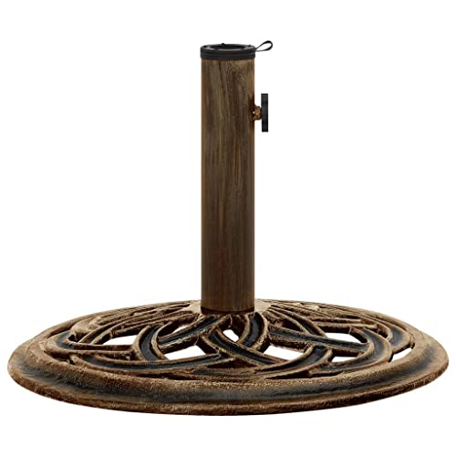 SKM Umbrella Base Bronze 44x44x31 cm Cast Iron (Weight-10KG)