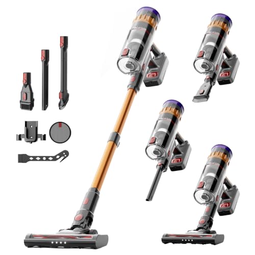 Lefant Akku Staubsauger 40KPa/450W/42Min für Tierhaare/Teppiche/Hartböden – Ansicht 1