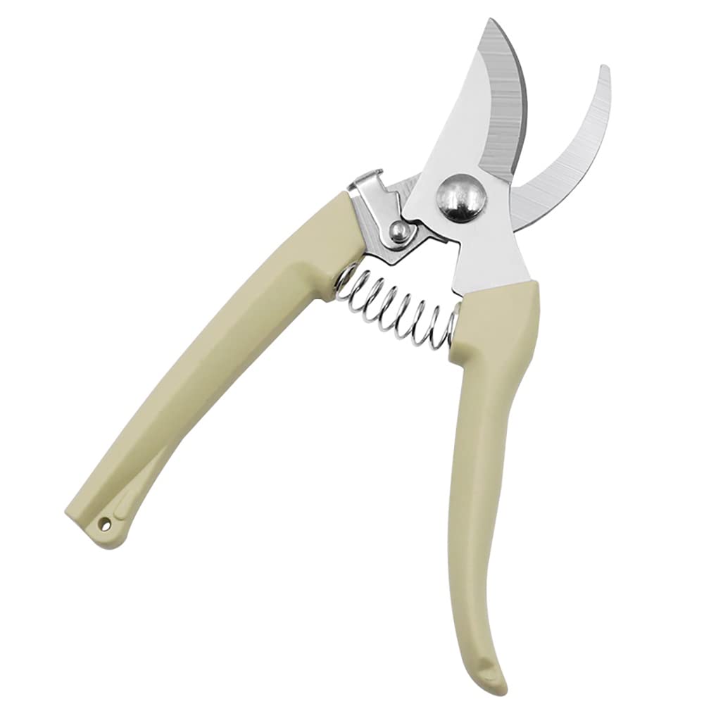 Lekla-Stainless Steel Grafting Tool Gardening Pruning Shear Scissor Branch Tool Shear Gardening Fruit Tree Pruning Shears (Curved cutter)