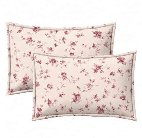 Image of Amazon Brand - Umi Soft Cotton King Bedsheet 90X100 Inches | 160 TC Lightweight Fabric | Beautiful Elegant Design | 2 Matching Pillow Covers