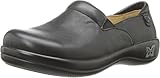 Alegria Womens Keli Professional Clog Black Nappa Leather 9 Wide Width US