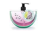 Dispensador con forma de espiga de sandía que emana la fragancia del mismo fruto, despertando tus sentidos en todo momento; pensado para el uso diario de adultos y niños