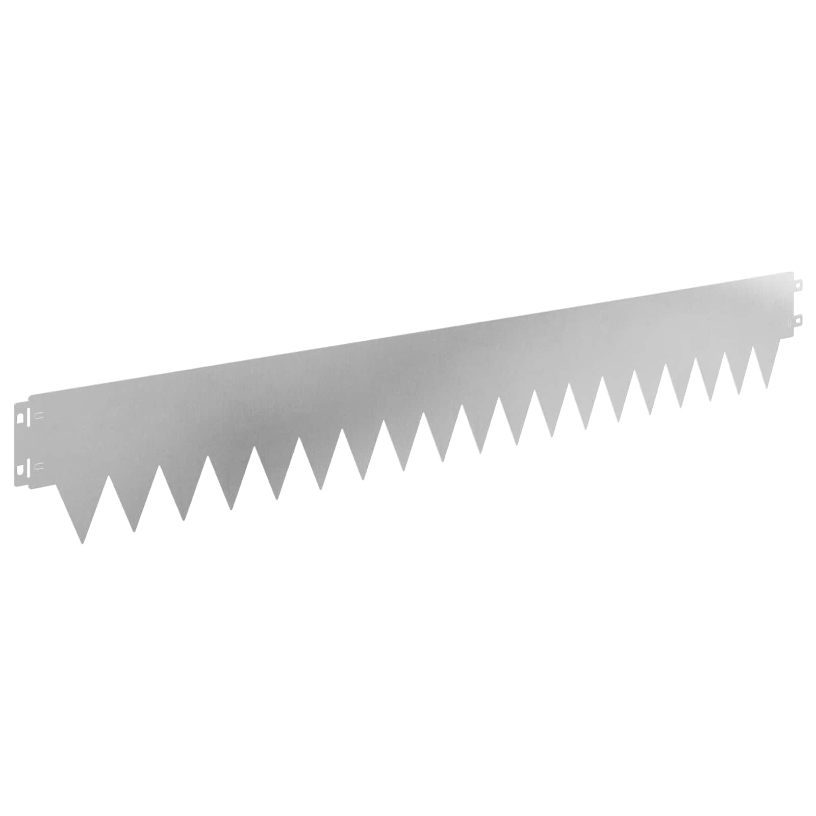 vidaXL Raseneinfassung 50 pcs 103 x 15 cm Metall Silber, Moderne Stahlrasenkante, Wetterfeste Rasendekoration, Flexible Lösungen für die Rasenpflege, Zubehör für den Außenbereich