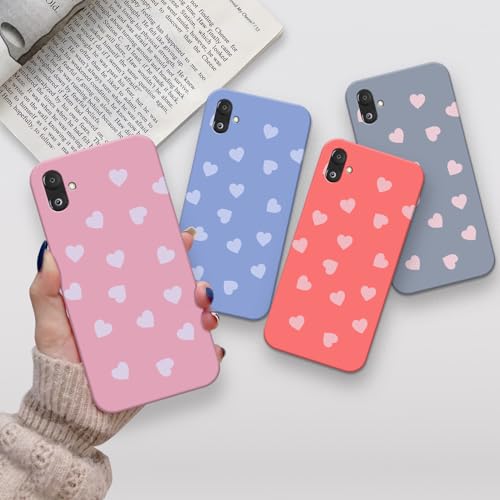 Image of COLORflow Polycarbonate Back Cover Case Compatible With Samsung Galaxy F14 5G | Heart Celestial Color Customized Back Cover Compatible With Samsung Galaxy F14 5G, Assorted