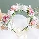Blumenkrone, Blumenkranz, Blumen Haarkranz, Damen Blumenstirnband, Blumenkranz Hochzeit, Blumen Stirnbänder Kopfschmuck, Einstellbares Farbband, für Hochzeitsfeiern, Feste, Strandpartys