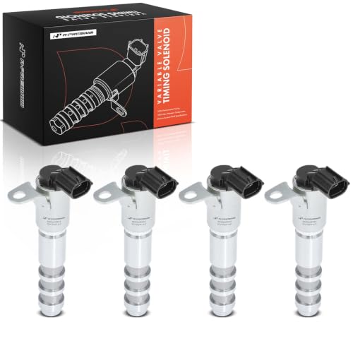 A-Premium 4-PC Engine Variable Valve Timing (VVT) Solenoid Compatible with Chevrolet Equinox Malibu Traverse Impala & GMC Terrain Acadia & Buick & Cadillac & Pontiac & Saab Replace# 12586722