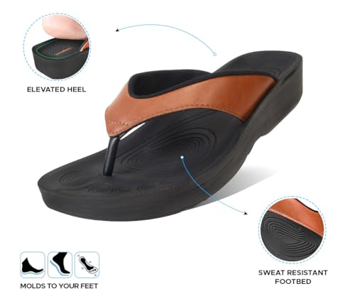 Image of AEROTHOTIC Comfortable Arch Support Flip Flops for Women Orthotic Sandals