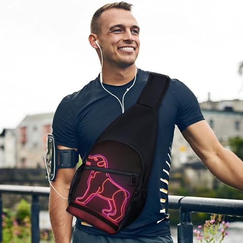 Mochila tipo sling casual para trekking y día miniatura 3