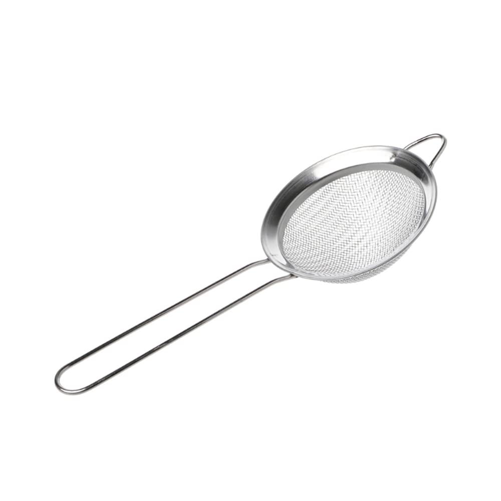 10CM Stainless Steel Strainer Fine Mesh Strainer Kitchen Sieve Fine Mesh Tea Strainers for Loose Tea