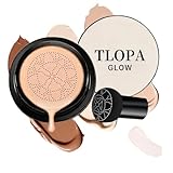 Foundation Cushion, 2026 New Mushroom Head Air Cushion CC Cream, Foundation, BB Cream for Women, Moisturizing Concealer Brighten Long-Lasting for All Skin Types (Ivory)