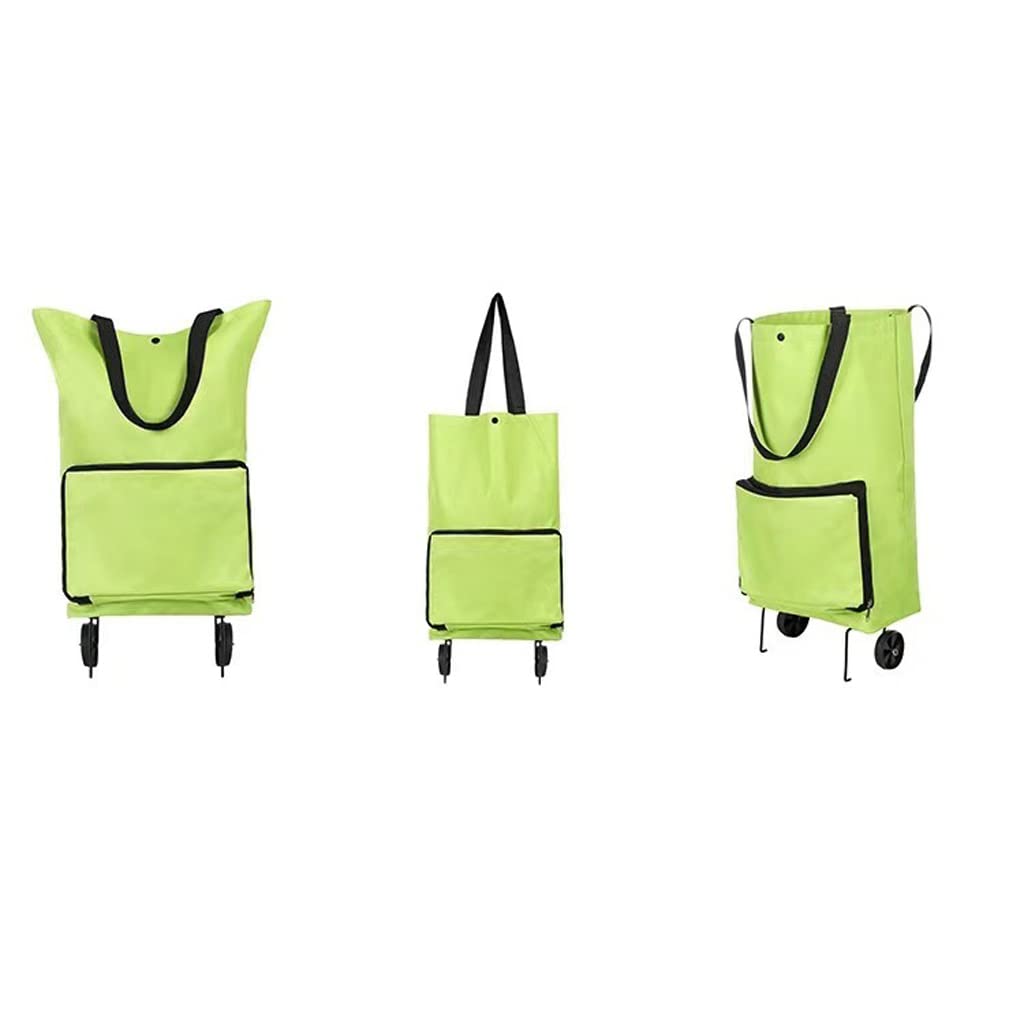 Trolley per la Spesa Shopping Bag Pieghevole Shopping Acquista Carrello per Alimenti Borsa su Ruote Borsa Acquista Verdura Shopping Organizer Borsa Portatile Resistente