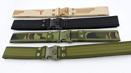 Men’s Nylon Canvas Belt Adjustable Military Tactical Belt with Plastic Buckle4