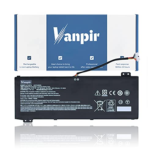 Vanpir AP18E7M Laptop Battery, Compatible with Acer Nitro 5 AN515-54 AN517-51 Nitro 7 AN715-51 Predator Helios 300 PH317-53 Triton 300 PT315-51 Series Notebook