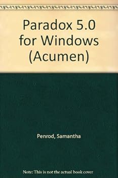 Paperback Paradox 5.0 for Windows (Acumen Series) Book