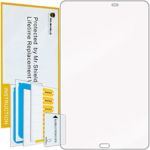 Mr.Shield Designed For Samsung Galaxy Tab A 10.1 Inch (2016) [Tempered Glass] Screen Protector [0.3mm Ultra Thin 9H Hardness 2.5D Round Edge]