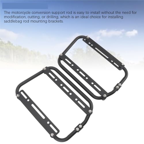 Supports latéraux de moto multifonctionnels solides pour sacoches