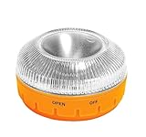 BNEHHOV Luces de Emergencia Coche Homologada Luz Amarilla Intermitente y Blanca Fija SOS Luz Coche Emergencia Ssúper Brillante Linternas Frontales para Señalización en Carretera de Coche y Moto