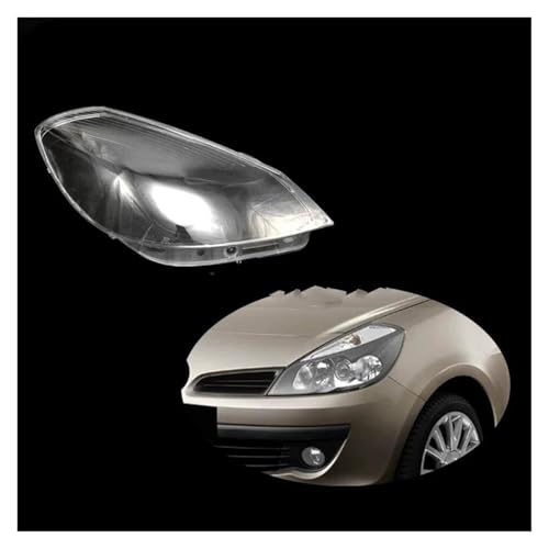 Cache lentille phare Clio 2008 boîtier de rechange gauche en verre